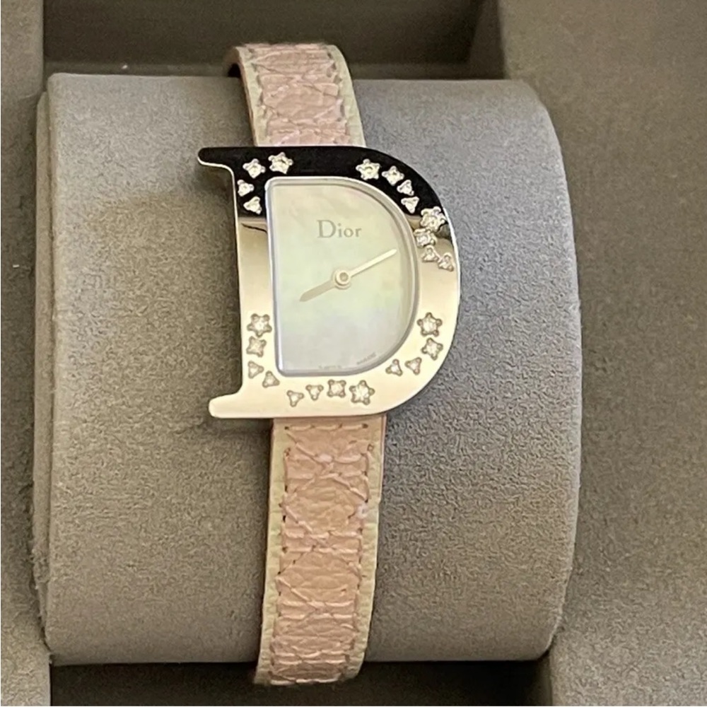 Christian Dior Brand, Authentic, Dior watch with 24 diamonds